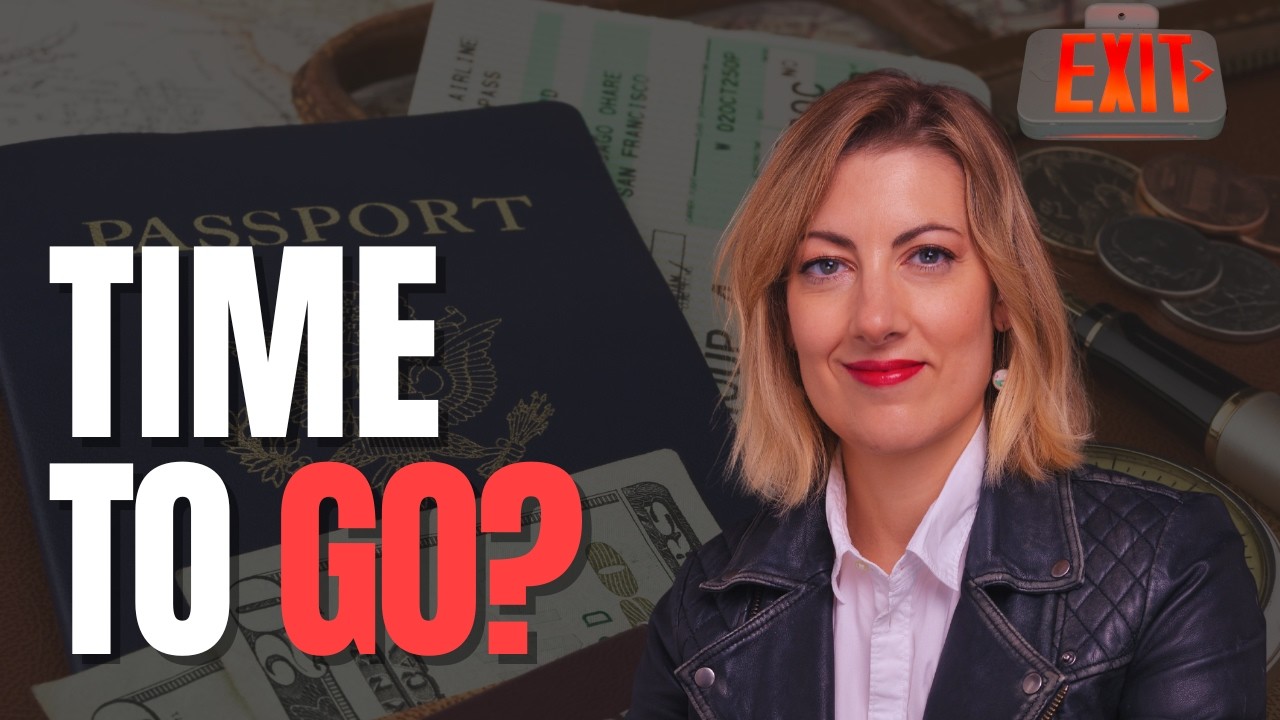 How to Leave Your Country FAST (Emergency Exit Plan)
