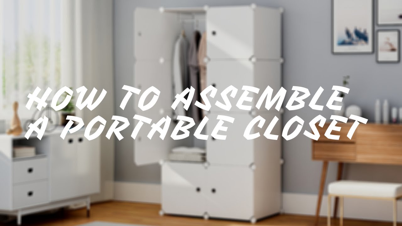 KOUSI Portable Wardrobe Closet | How to Assemble | DIY | Space Saving |