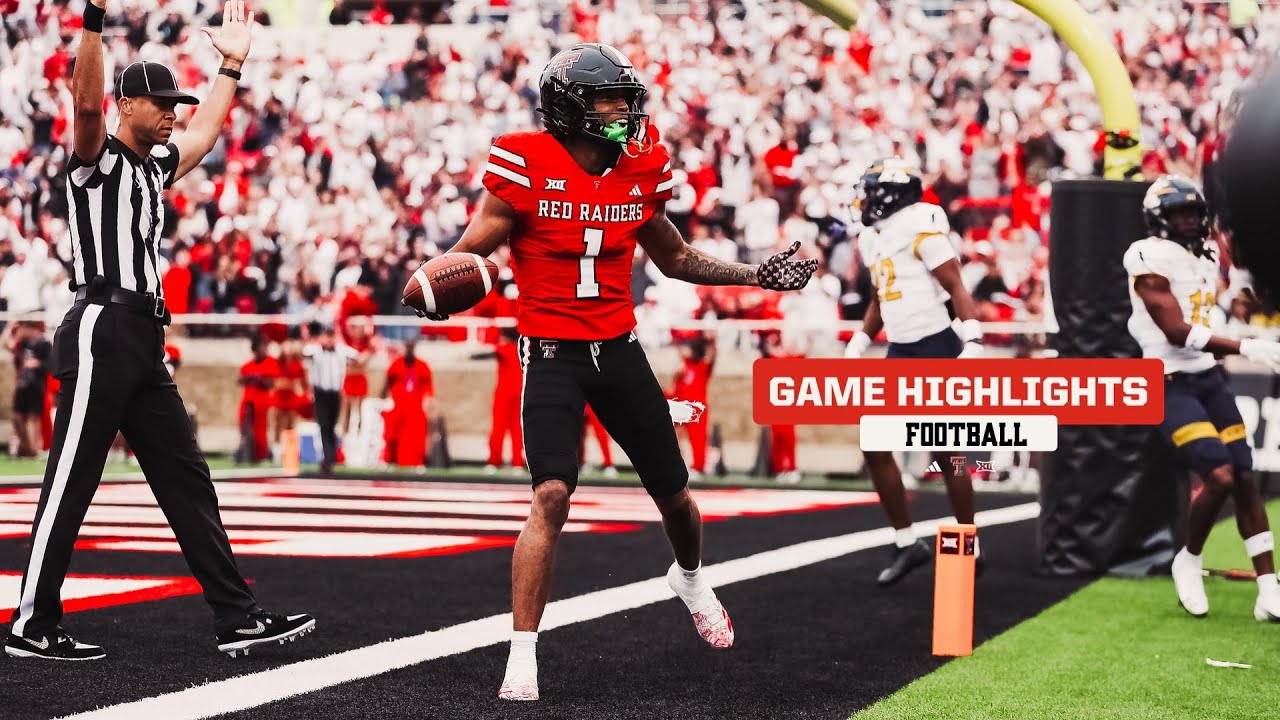 Texas Tech Football vs. Kent State: Highlights (W 62-14)| September 6, 2025