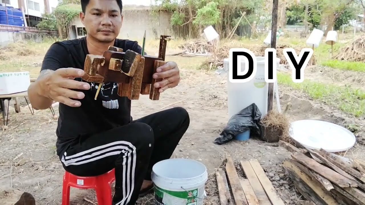 DIY ไม้พาเลทเป็นตุ๊กตาไม้ ไสตน์เด็กบ้านบ้าน