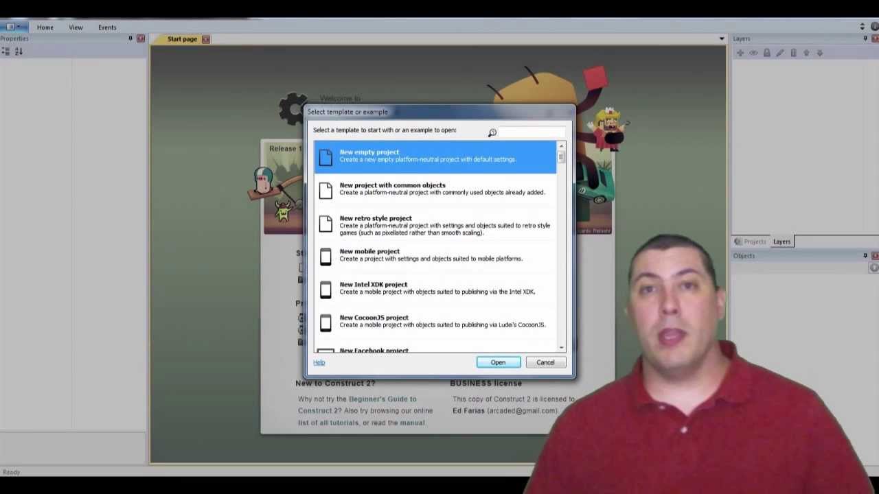 Construct 2 Tutorial - Platform Game Course