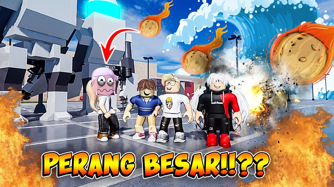 BANG CUPU PANGGIL METEOR, TUSUNAMI, PETIR DI ROBLOX RAYMODS