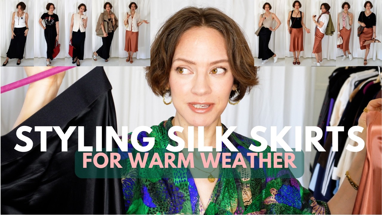 How to Style a Silk Skirt for Warmer Weather - Midi and Maxi lengths