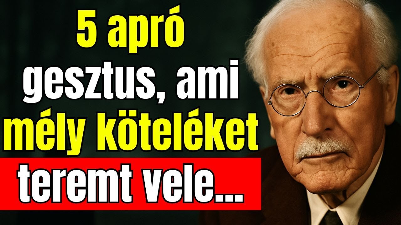 5 apró gesztus, ami mély köteléket teremt vele – Carl Jung