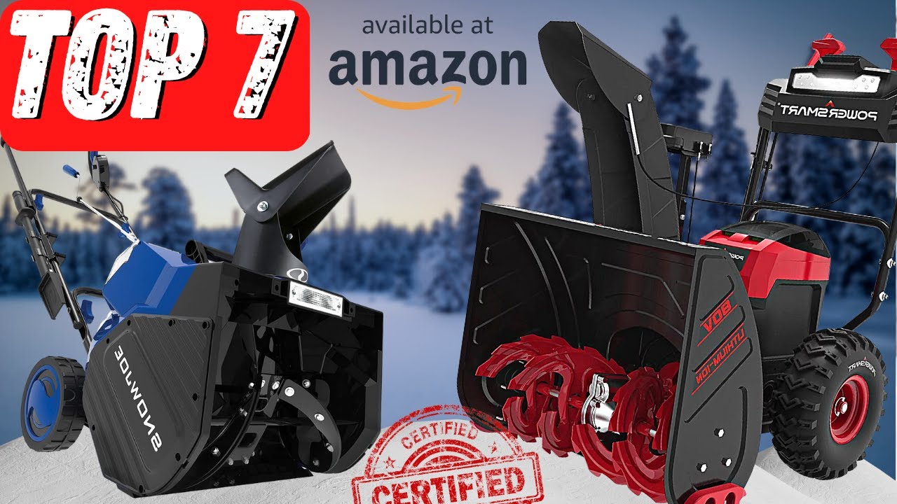 TOP 7 SOPLADORES DE NIEVE 2023 DISPONIBLES EN AMAZON