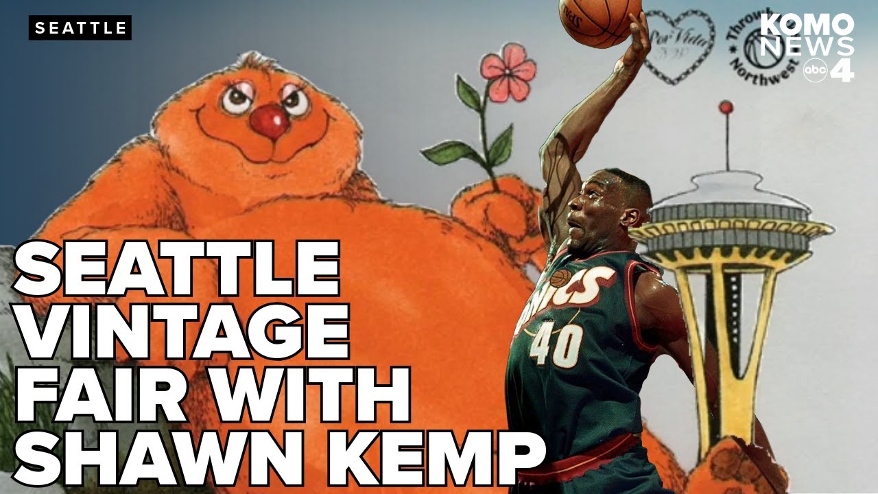Supersonics legend Shawn Kemp is gearing up for Seattle Vintage Fair