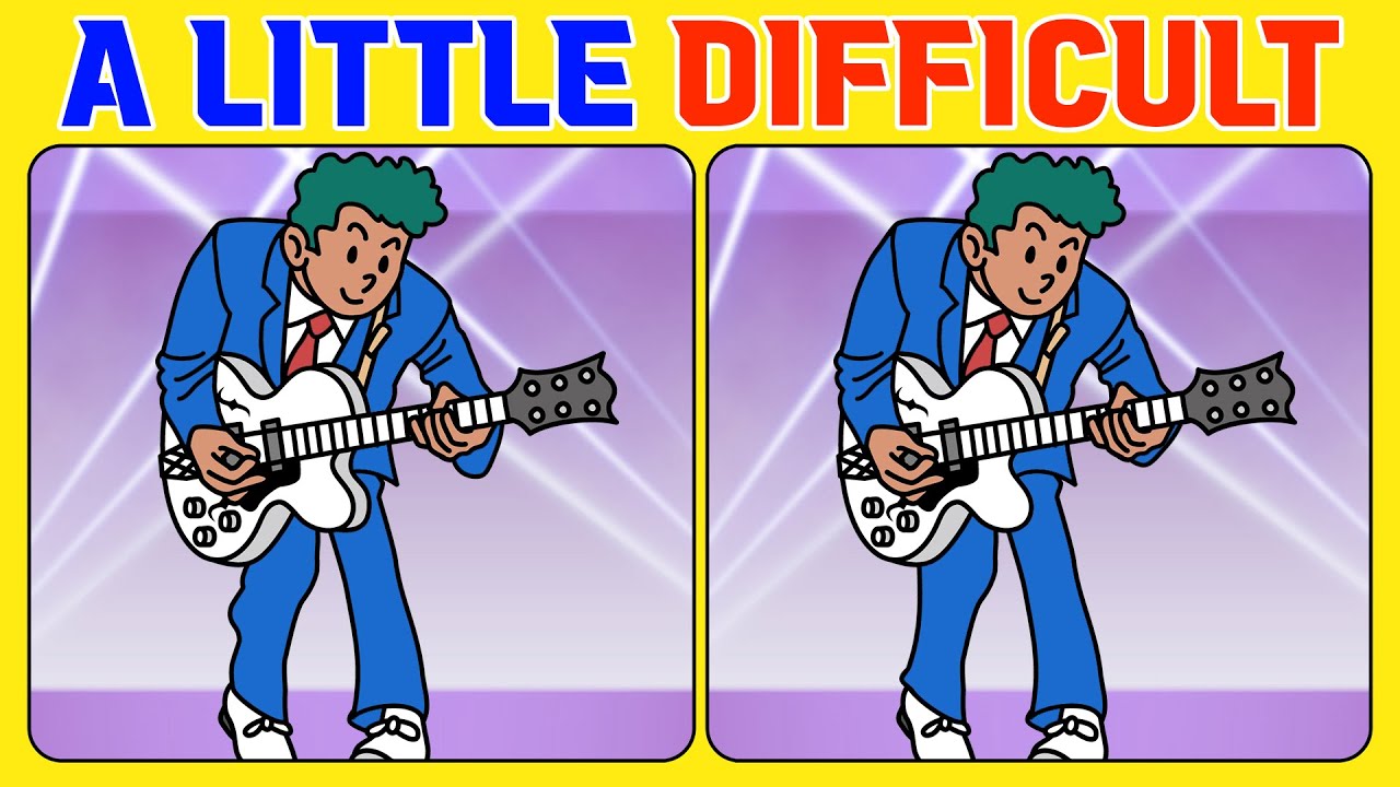 🧠🧩Spot the Difference : Brain Teasers 《A Little Difficult》