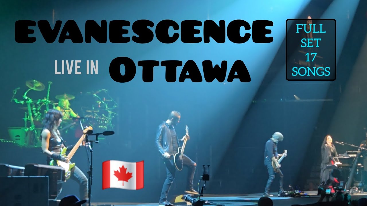 EVANESCENCE - OTTAWA 🇨🇦  Full Set - 17 songs - 10/28/24 #livemusic #evanescence #tour #fyp #martintc