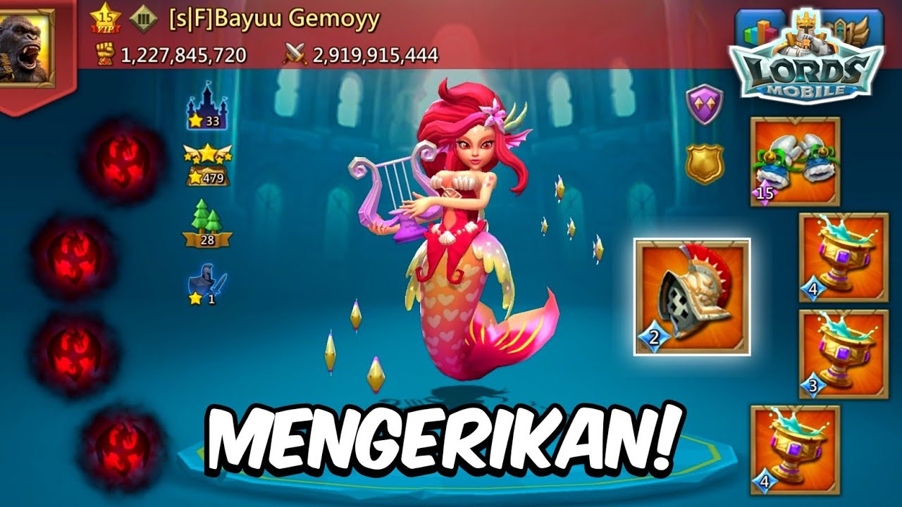 Upgrade Astra Kepala Champs Dan Bikin Gear Shadows Makin Kelihatan Serem - Lords Mobile 