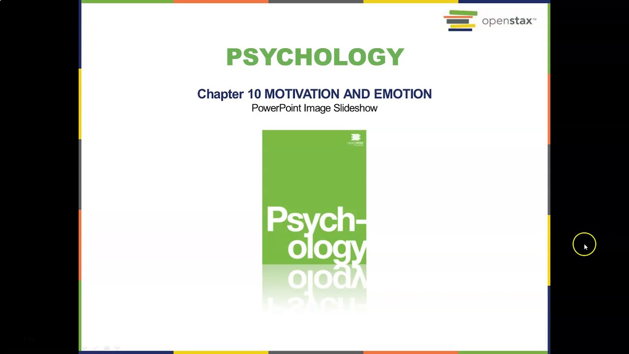 PSY 1001 : Motivation and Emotion