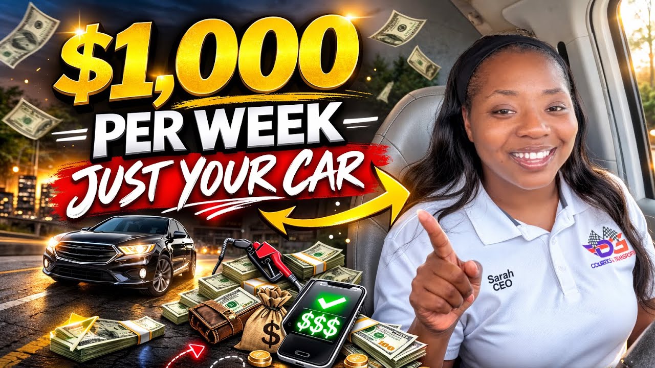 How To Make $1,000/Week With Just Your Car (Step-By-Step)