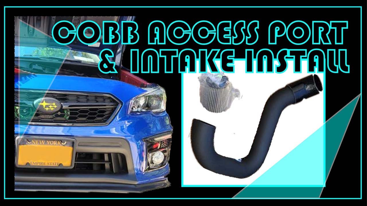 Cobb Access Port and Intake install on 2019 Subaru WRX