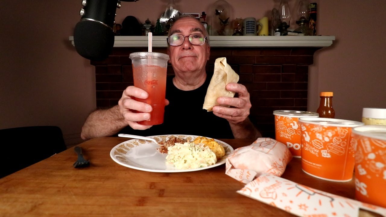 ASMR Popeyes Chicken Wrap Mukbang Whispering