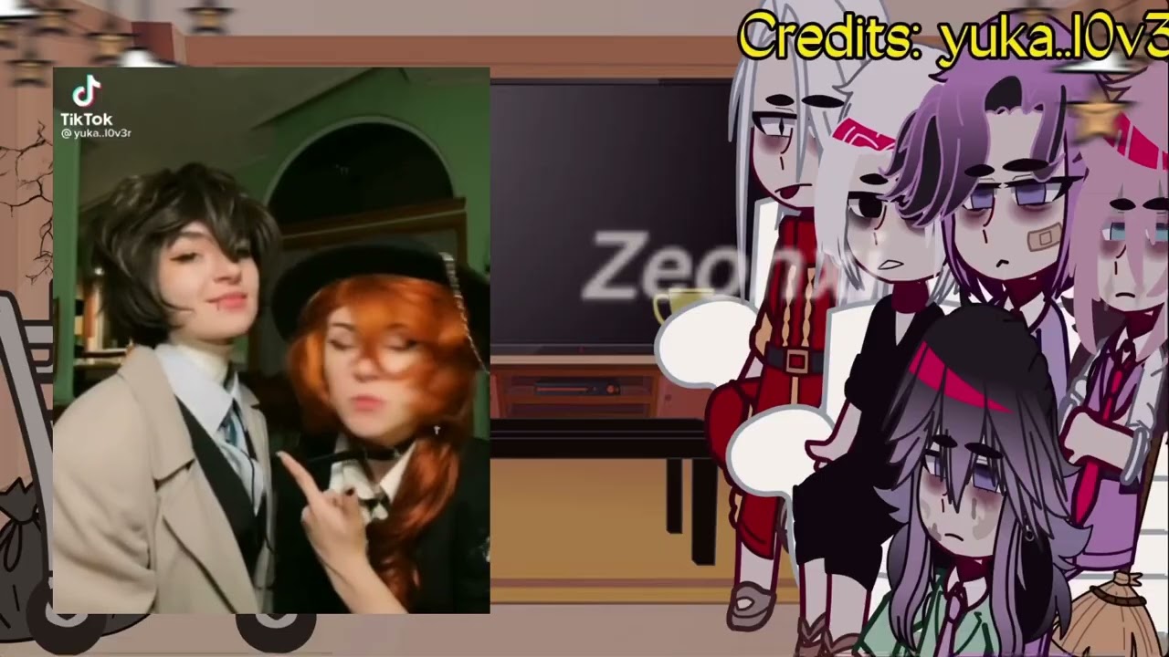 Bonten(-Kakucho) react to M!Y/N as Chuuya Nakahara| Gc x Tokyo Revengers | Sanzu supremacy| Zeohxi |