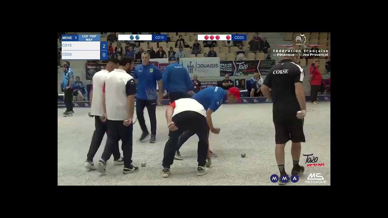 Petanque France Championships Triplet 2024, GIRONDE vs CANTAL