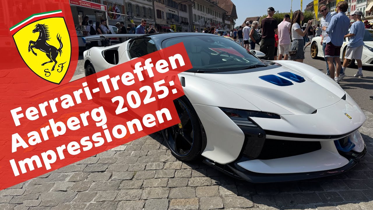 Ferrari Treffen Aarberg 2025: Impressionen | Petrolhead.ch