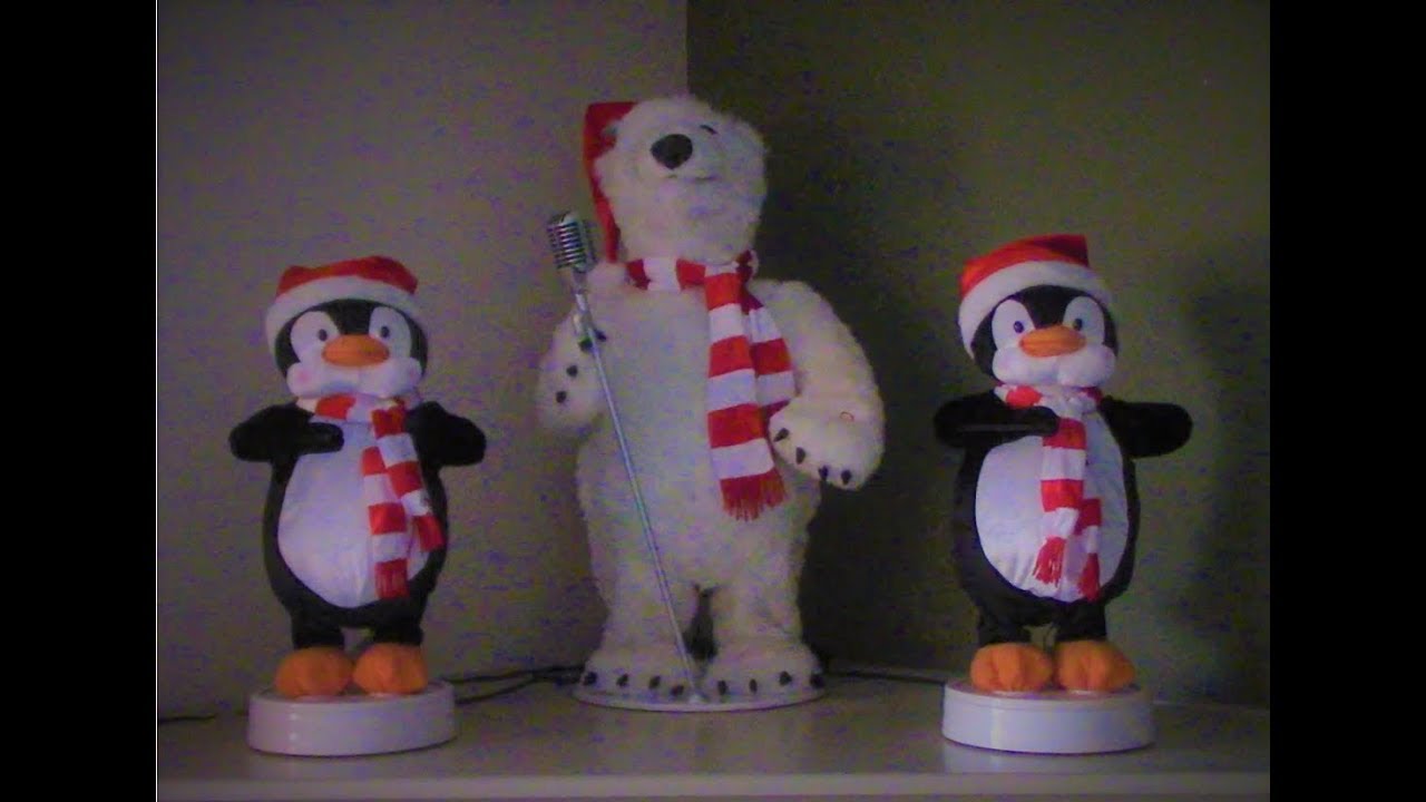 Gemmy 3 Piece Band - Beary and the Sing-Guins