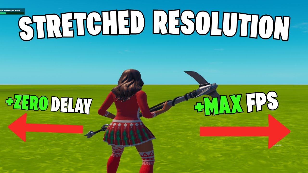 Как получить растянутое разрешение в Fortnite! (Display Scaling CRU)
