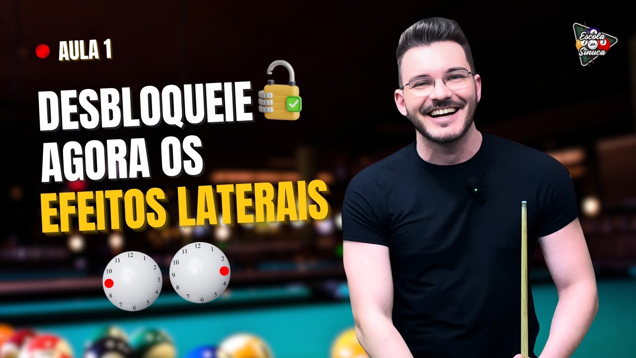 COMO DESCONTAR EFEITOS NA SINUCA | AULA 1