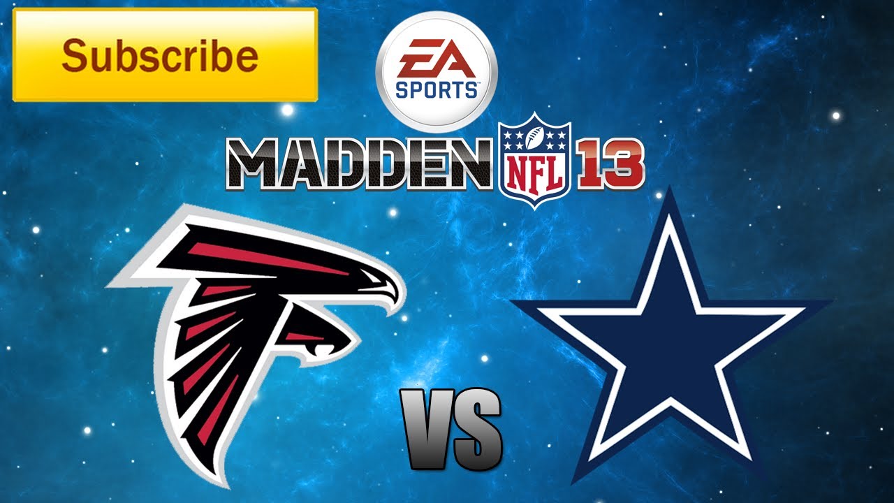 Madden 13: Atlanta Falcons vs. Dallas Cowboys Full Game [HD]