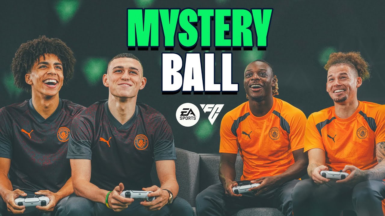 Can Haaland Griddy? | Mystery Ball with Foden, Rico, Doku & Phillips | FC24 | Esports