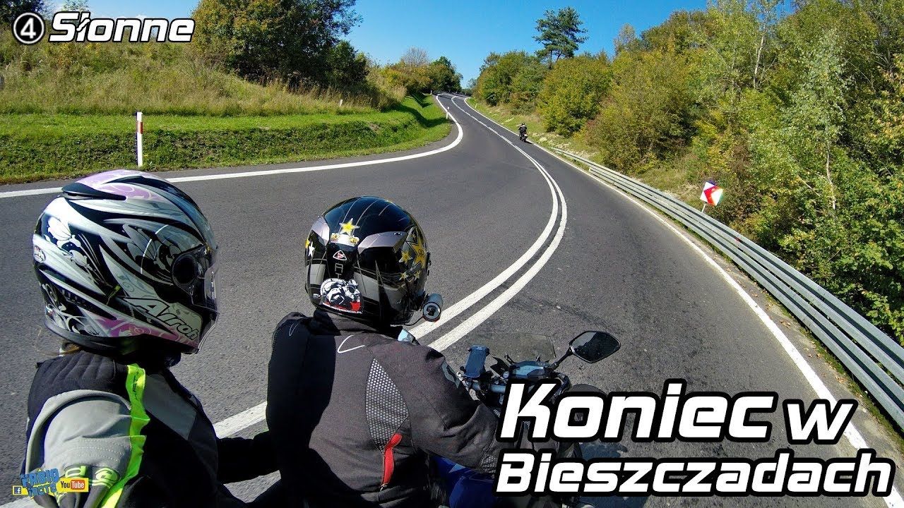 Koniec sezonu w Bieszczadach część 4 Słonne serpentyny - Fabiq Moto