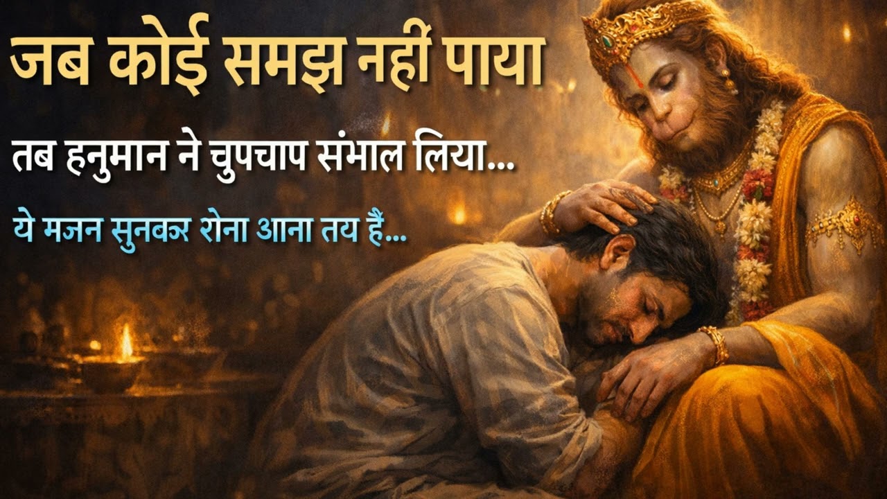 जब कोई समझ नहीं पाया, तब हनुमान ने संभाल लिये भजन सुनकर आँखें भीगना तय है। Headphone लगाकर सुनें.