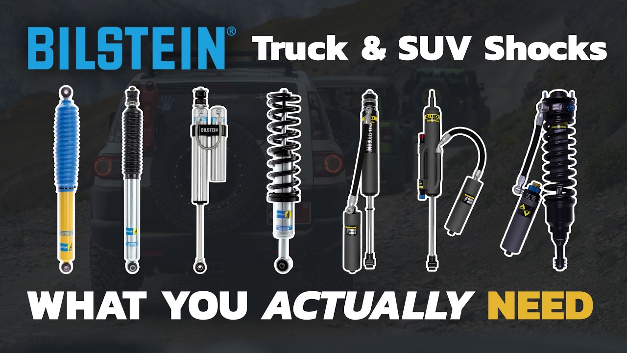 Какой амортизатор Bilstein подойдёт для вашего грузовика? (4600 против 5100 против 6112 против 8112)