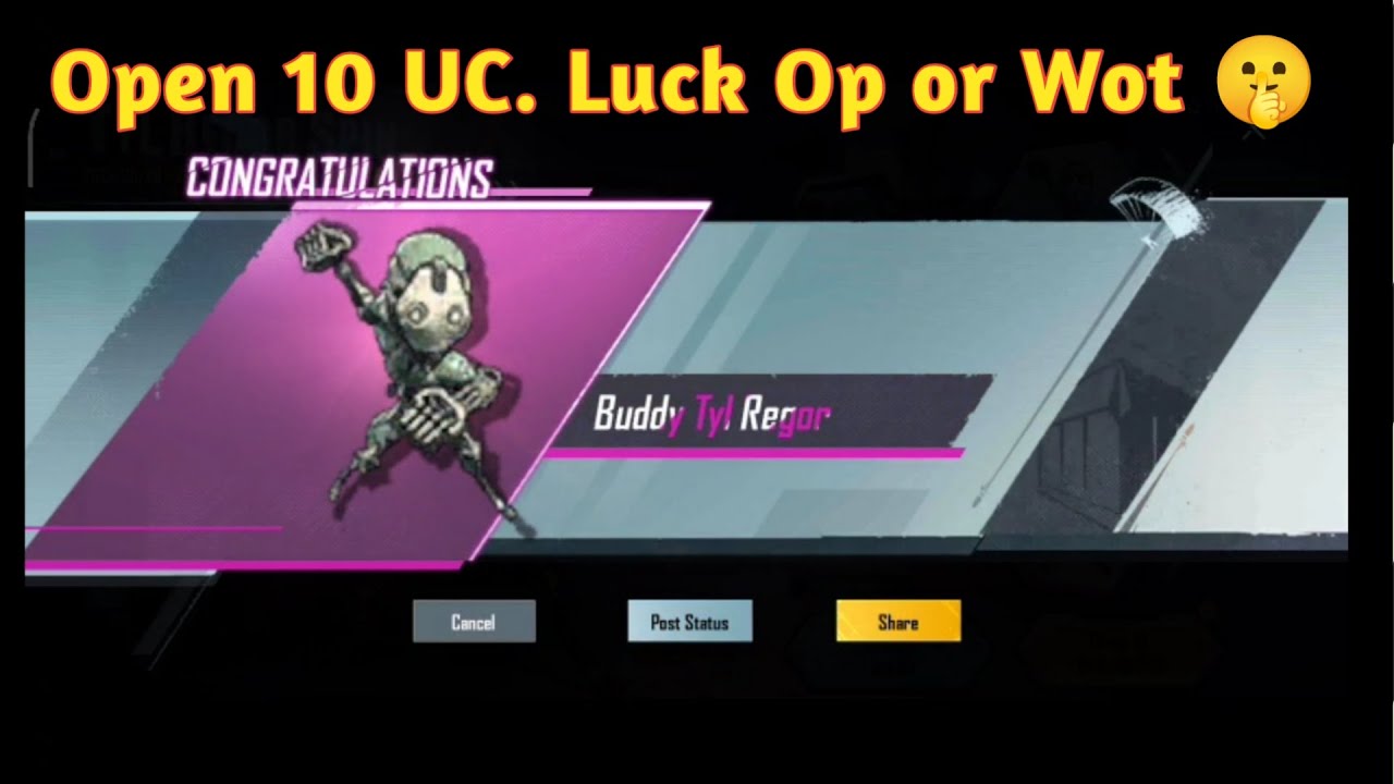 Tyl Regor Open in 10 Uc. Open TYL Regor Companion in 10Uc.🤫. I Got Tyl Regor in 10Uc. Lucky Man 😍😍