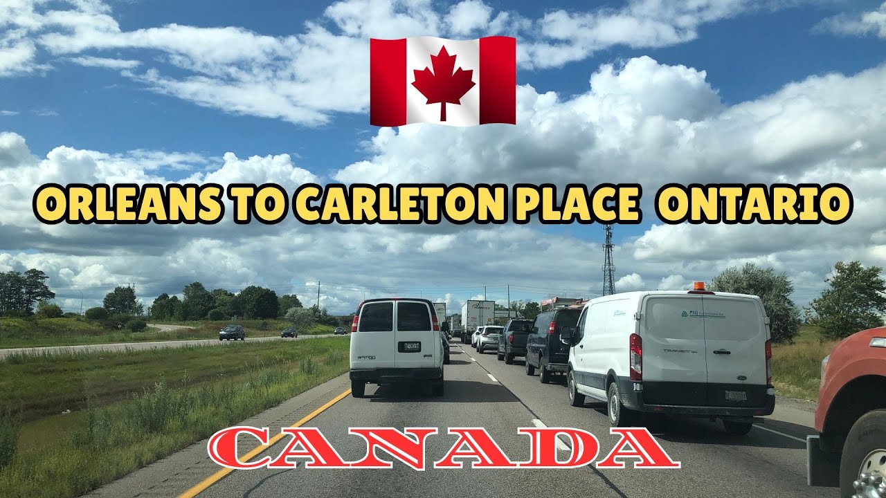 Orleans to Carleton Place Ontario Canada, Dash Cam Ride