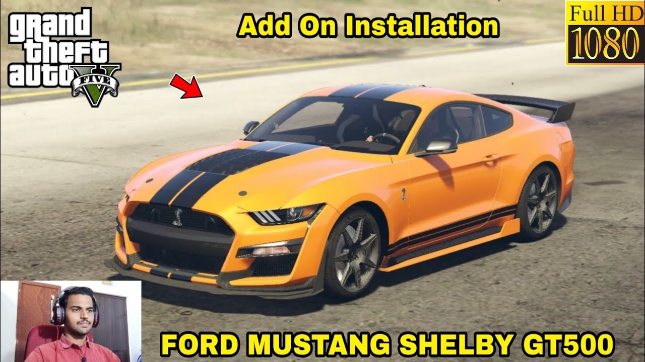 GTA 5 : HOW TO INSTALL FORD MUSTANG SHELBY GT500 CAR MOD🔥🔥🔥