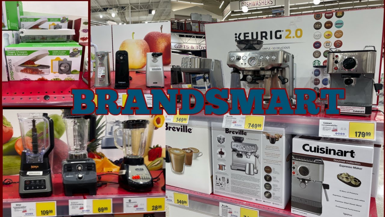 BRANDSMART USA HOME APPLIANCES WALKTHROUGH . #cuisinart #breville #kitchenaide #nespresso