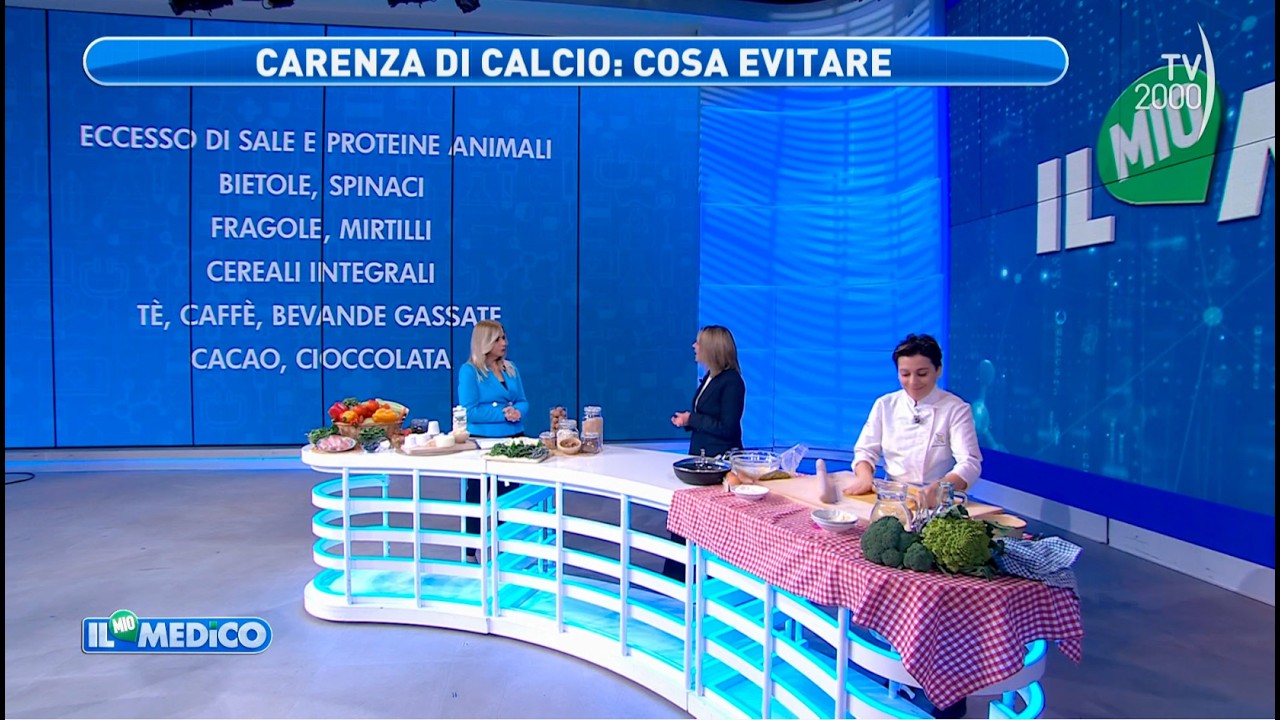 Il Mio Medico (TV2000) - L’alimentazione giusta per sopperire alla carenza di calcio