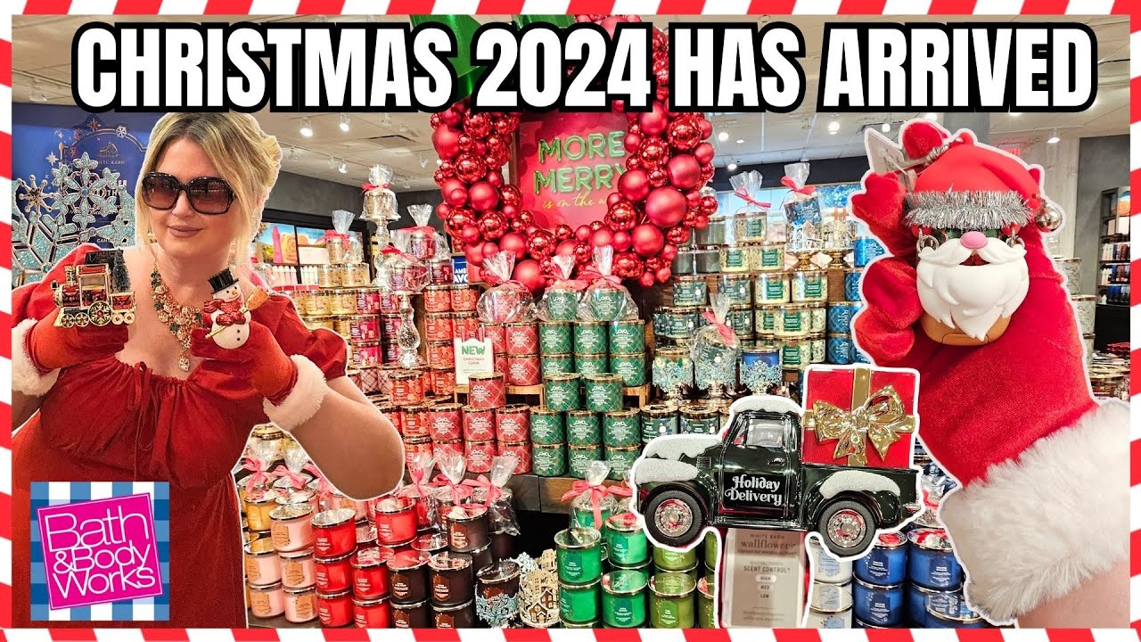 CHRISTMAS 2024 BRAND NEW FLOORSETS | Bath & Body Works | STORE WALK THRU #bathandbodyworks