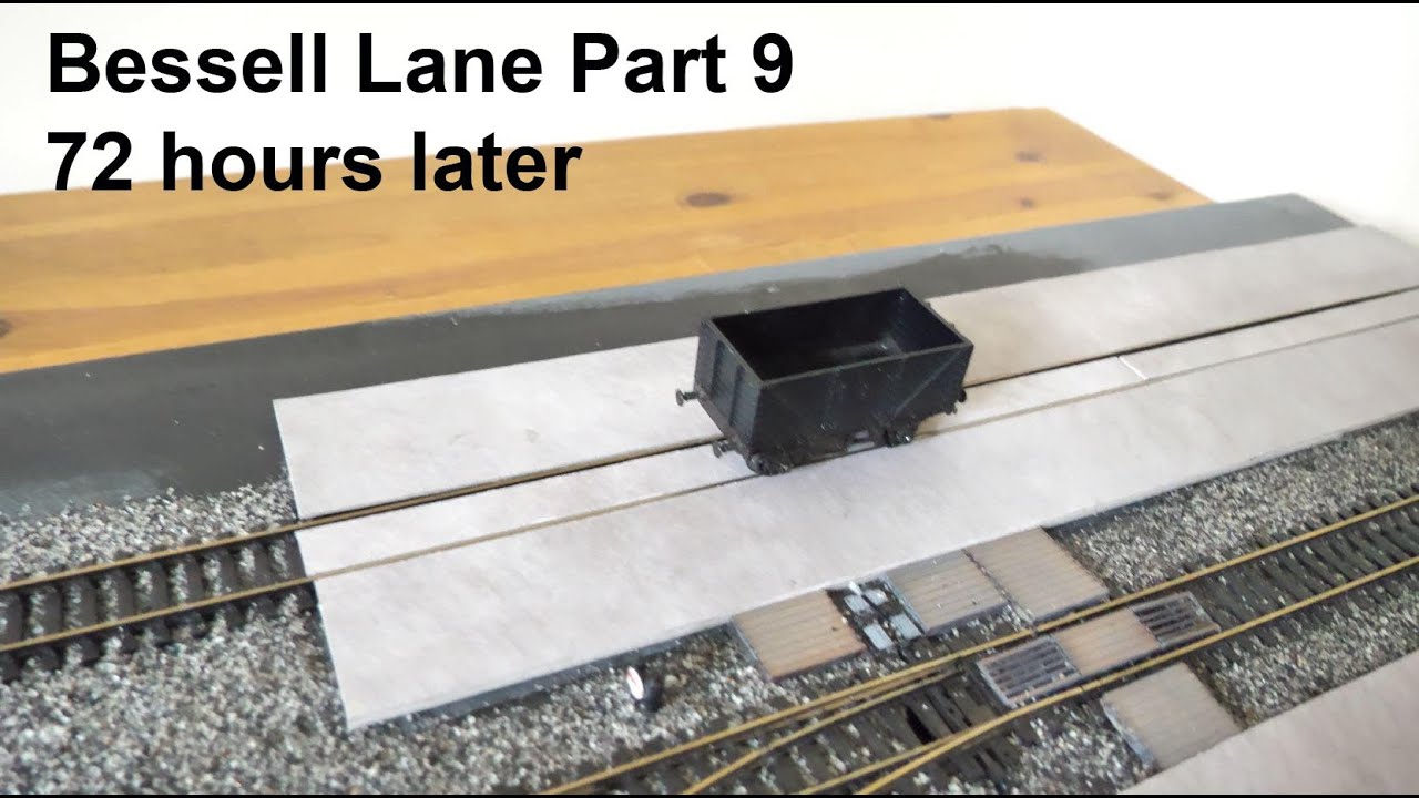 Bessell Lane TMD Layout Part 9  - 72 hours later Ballast all dry