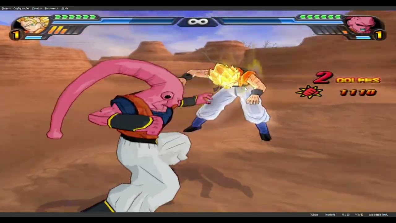 Gogeta SSJ vs Super Boohan DBZBT3 MODS Battle What if...