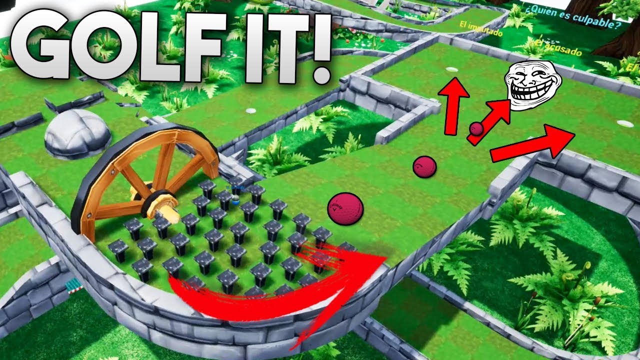 LE ENGAÑO Y CAE EN LA TRAMPA!! Golf It!