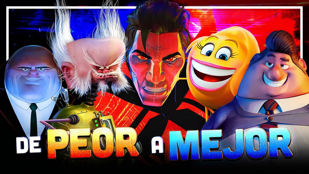 Los 30 VILLANOS de SONY ANIMATION: De PEOR a MEJOR │ #ControlZ