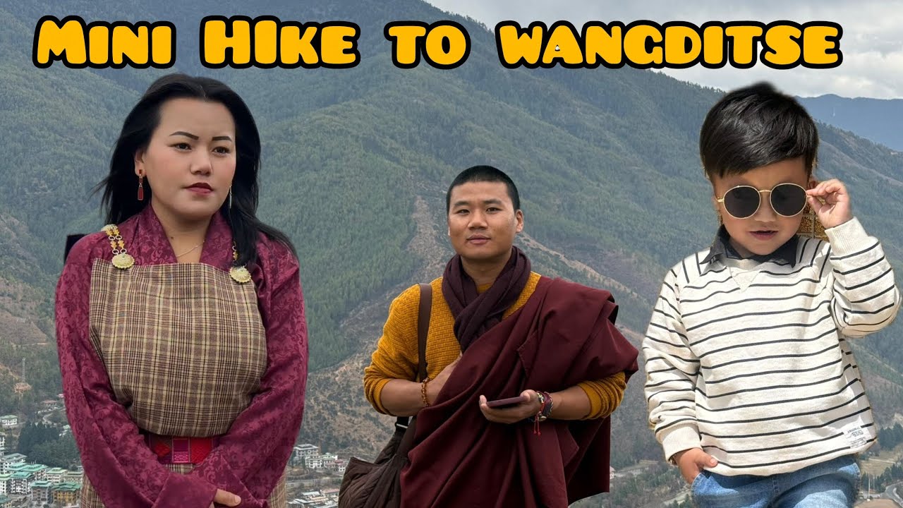 Mini hike to wangditse, With sister and her son putu ..