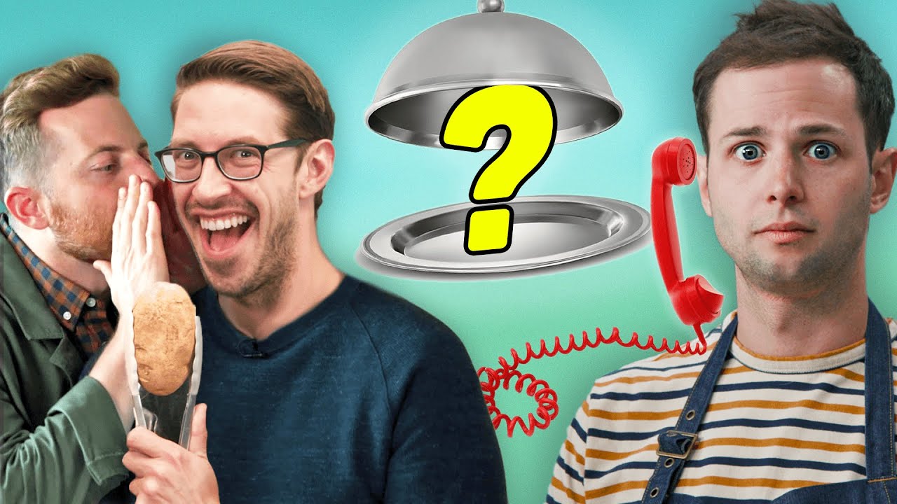 Try Guys Mystery Dish Challenge • Cooking Telephone