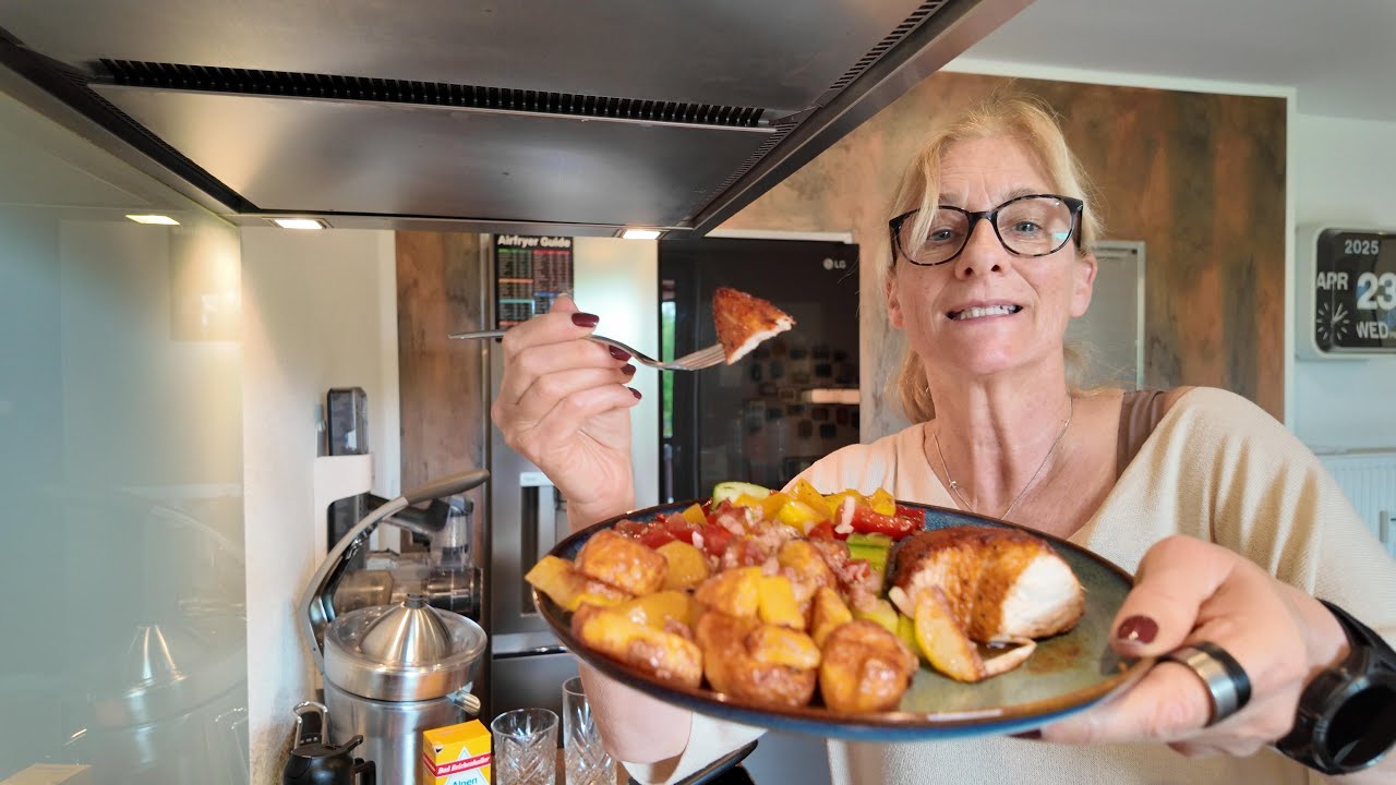 Bratkartoffeln & Putenbrust im Cosori Turbo Tower – Knusprig & Saftig aus dem Airfryer!