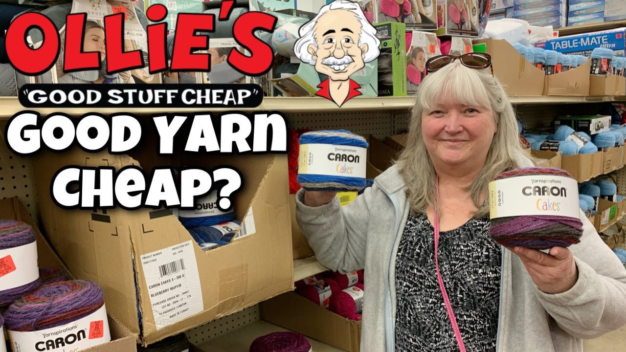 Finding Yarn Deals at Ollie's and Dollar Tree - What do they have to Offer???  Let's take a Look