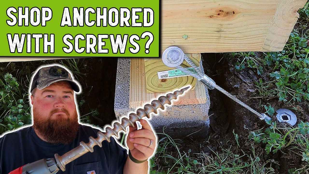 How I Anchored my Workshop + PERMIT TALK - Shop Build 06