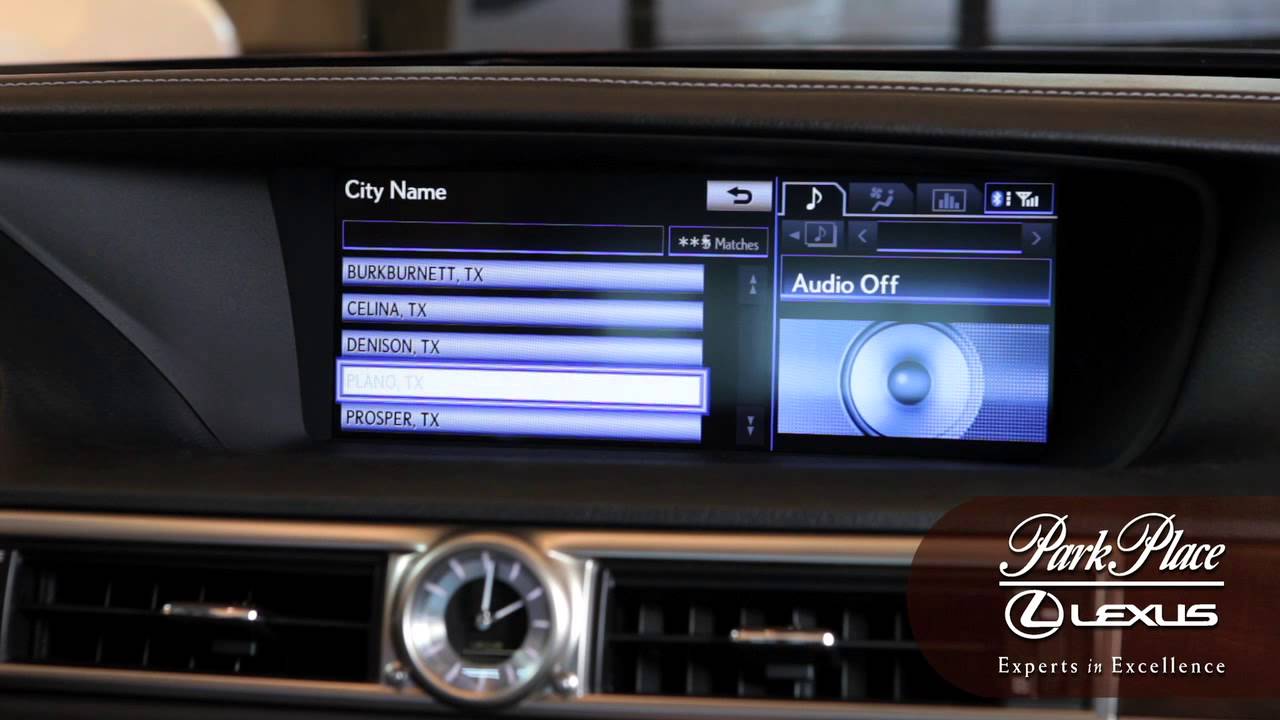 Lexus Navigation How-To: Setting a Destination