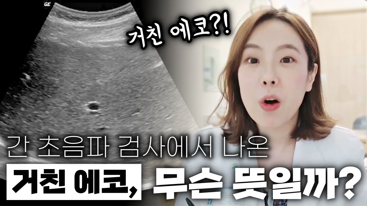 건강검진의 '거친 에코' - 심각한 병인가