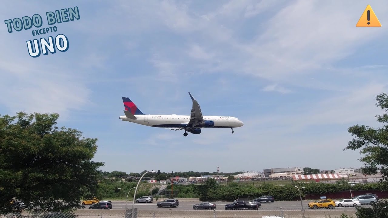 ATERRIZAJE fallido del A321 ✈️ GRAN escape de Delta en LaGuardia