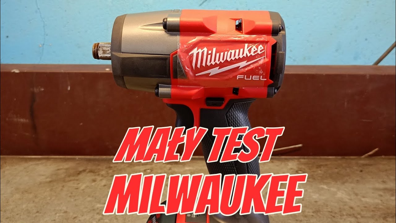 Mały test klucza Milwaukee na warsztacie