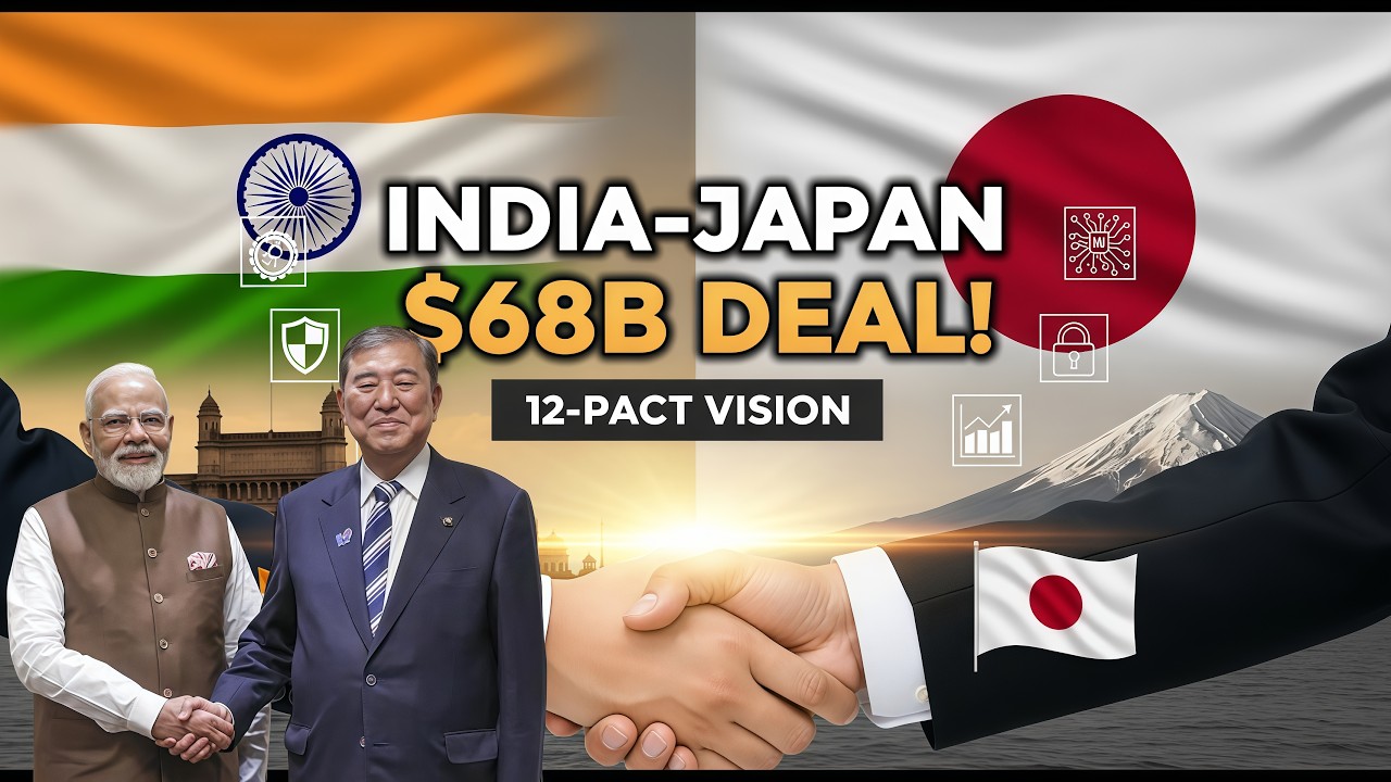 India&ndash;Japan Summit Unveils 12-Pact, $68B Vision Plan on Defense, Tech, and Economy