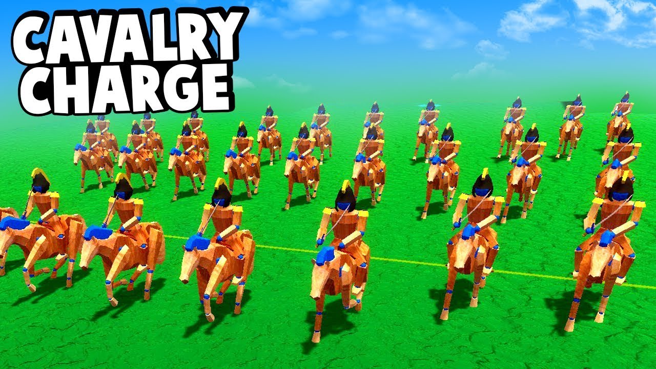 New Cavalry Unit Charges into a Wall of Enemy Soldiers in Wooden Battles!