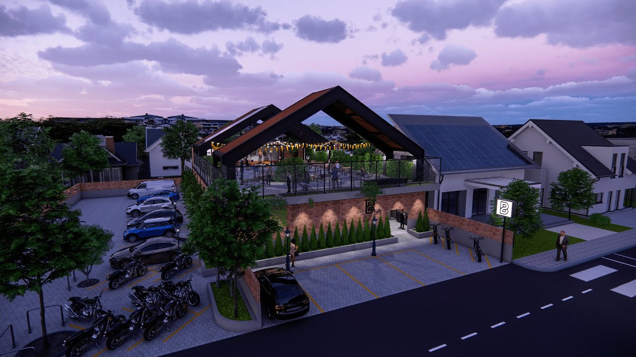 Cafe dan Resto Industiral || Rooftop dan Mini Garden